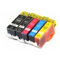 Pack5 Cartridge Compatible Canon  PGI520/CLI521 Black/Photo/Blue/Magenta/Yellow