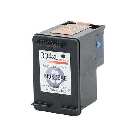 QUALITONER - 2 Cartouche compatible pour HP 304 XL 304XL Noir pour