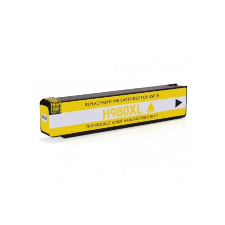 Tinteiro Compativel HP 980XL Amarelo (D8J09A)