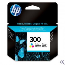 Cartucho de tinta original HP 300 Tri-color (CC643EE)