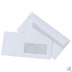 Envelope C/ janela 110x220mm 90Gr Branco
