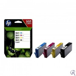 Tinteiro HP 364XL CMYK Combo 4-Pack - N9J74AE
