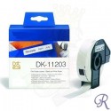Rotolo di etichette Compatible Brother DK-11203 – Nero su bianco, 17 mm x 87 mm