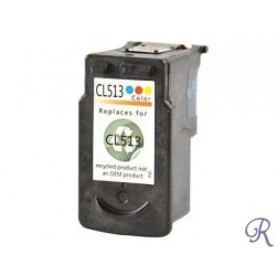 Carucho de Tinta Compatible Canon CL513 Tricolor