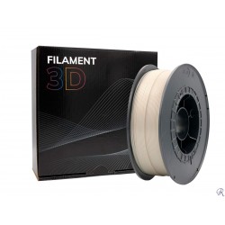 Filamento 3D PLA Diâmetro 1.75mm Bobine 1kg Branco