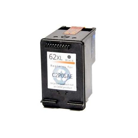 Tintenpatrone Kompatibel HP 62XL Schwarz (C2P05AE)